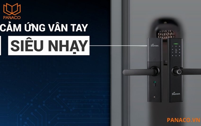 Người dùng chỉ cần đặt nhẹ ngón tay lên cảm biến, khóa sẽ tự động nhận diện và mở cửa ngay lập tức