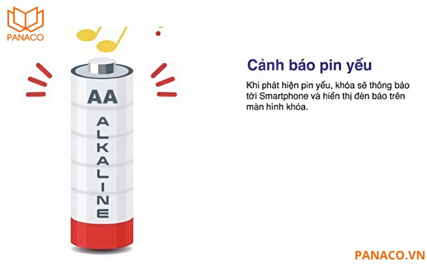 Để tránh tình trạng khóa mất nguồn đột ngột, Demax SL918 GS được trang bị chức năng cảnh báo pin yếu