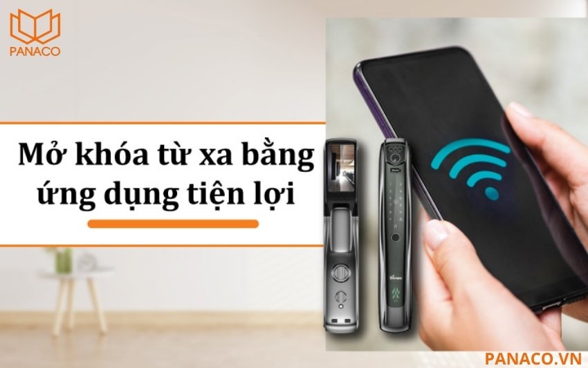 Demax SL920 GS mở khóa từ xa bằng ứng dụng trên điện thoại