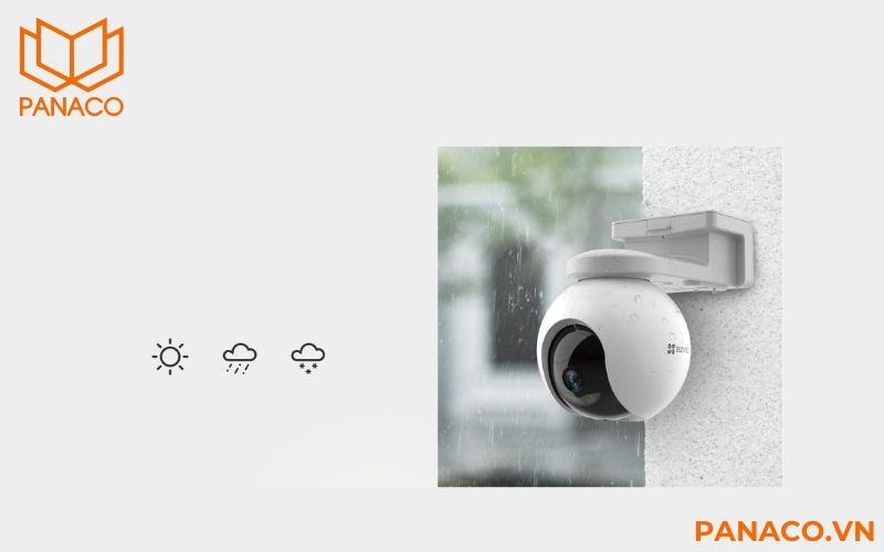 Ezviz CB8 được thiết kế đạt chuẩn IP65