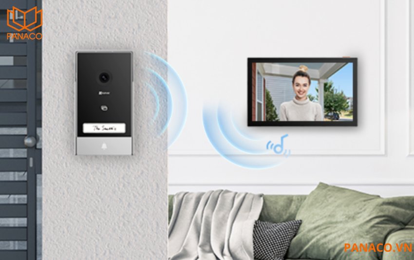 Ezviz CS-HP7-R101-1W2TFC cho phép thay đổi nhạc chuông theo yêu cầu