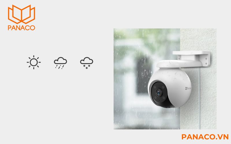 Ezviz H8 Pro 2K với khả năng chống chịu mọi thời tiết