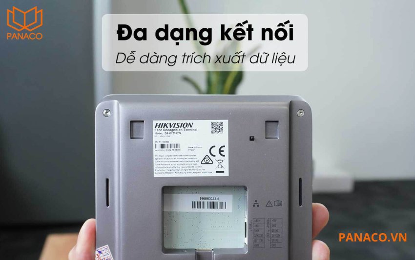 Hikvision DS-K1T331 đa dạng các cổng kết nối như USB và RS-485