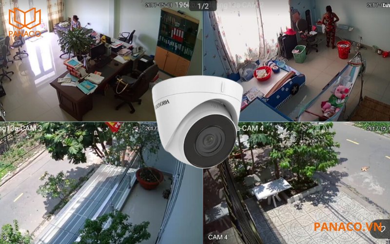 Hikvision dome hồng ngoại dễ dàng lắp đặt ở bất kỳ vị trí nào