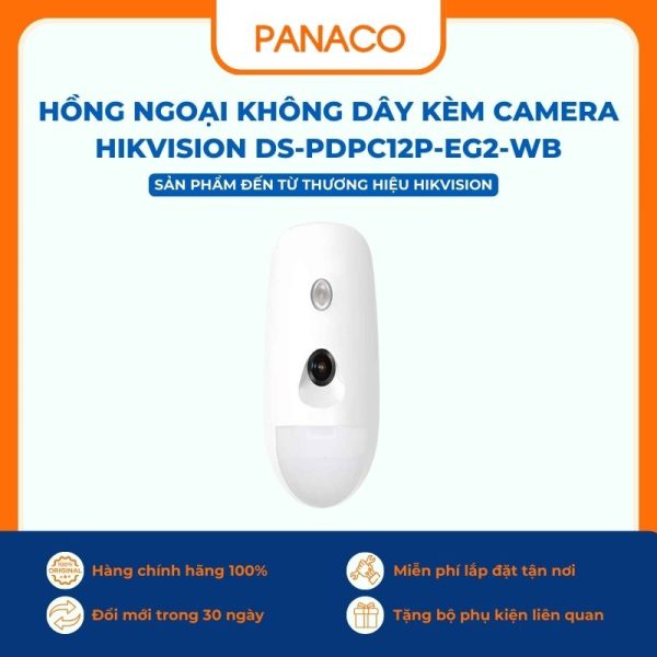 Hồng ngoại không dây kèm camera HIKVISION DS-PDPC12P-EG2-WB