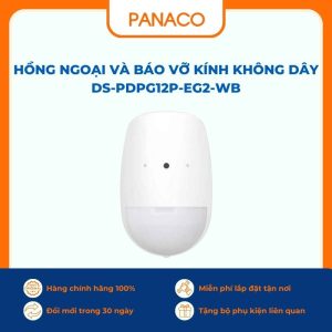 Hồng ngoại và báo vỡ kính không dây DS-PDPG12P-EG2-WB