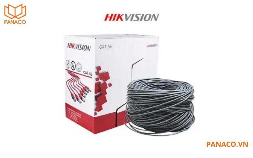 Hộp dây cáp mạng hikvision CAT5E 8 lõi đồng DS-1LN5EU-SC0 tại Panaco