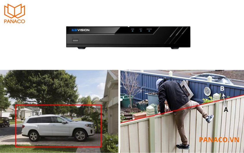 KX-A4K8104PN2 phát hiện vượt qua vùng cảnh báo