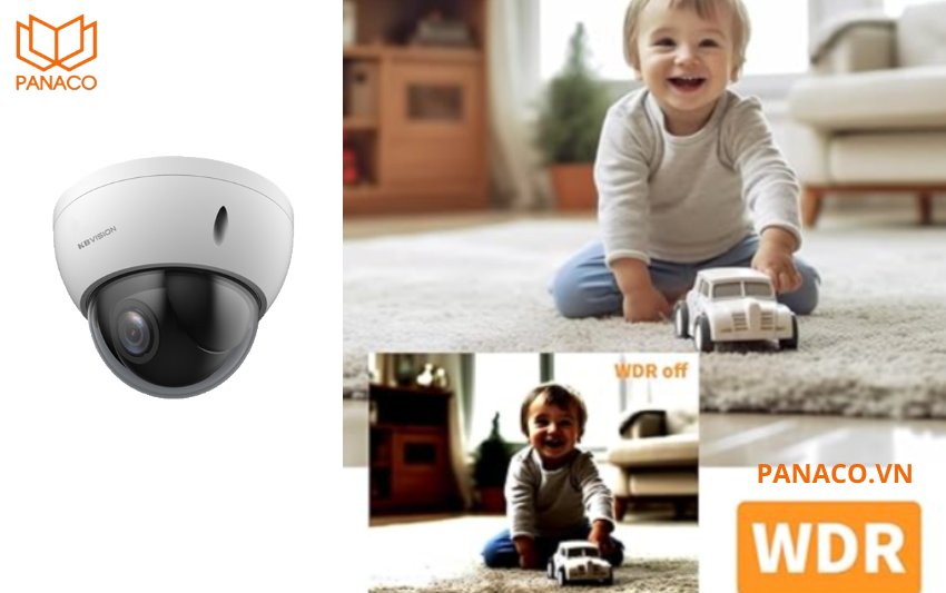 KX-C2007sPN3 được trang bị công nghệ chống ngược sáng WDR 120dB