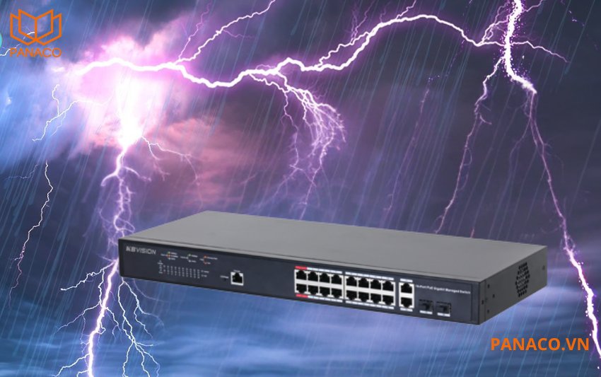 KX-CSW16-PFG-230 trang bị khả năng chống sét