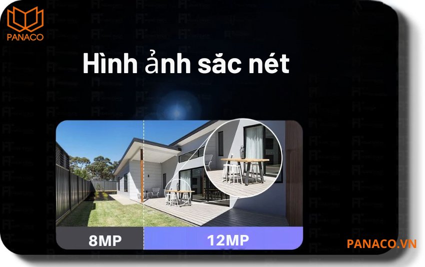 KX-D4K8432N3 hỗ trợ độ phân giải lên đến 12MP