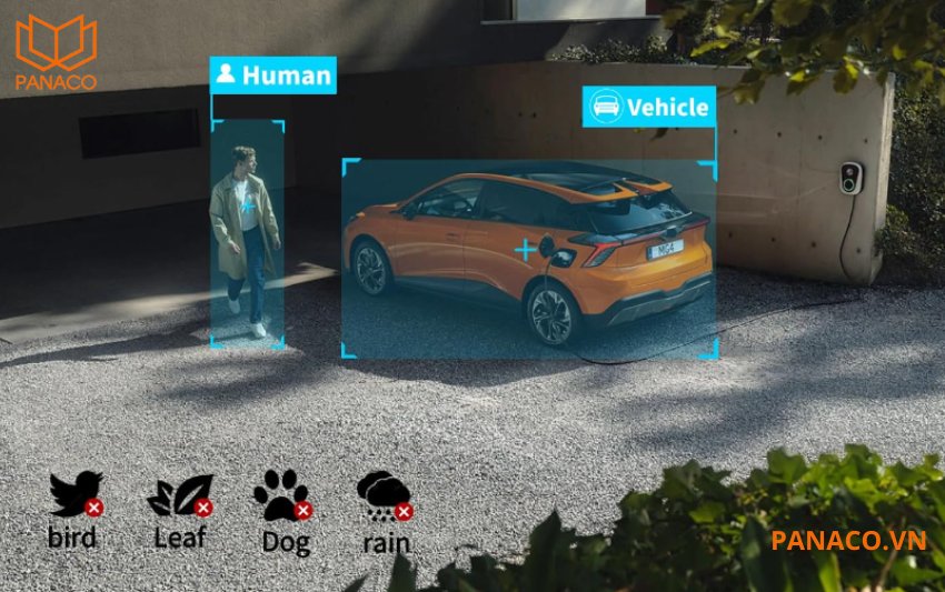 Tính năng phân biệt người/xe với các chuyển động khác của camera