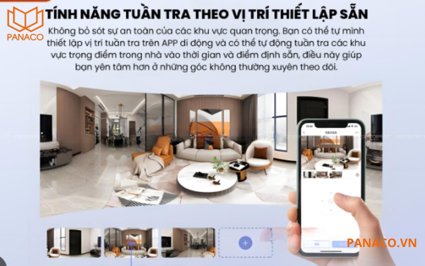 Quản lý khu vực thông minh với tính năng tuần tra và Auto Tracking AI