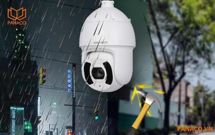 KX-EAi2259UPN đạt chuẩn chống bụi nước IP67 và chống va đập IK10