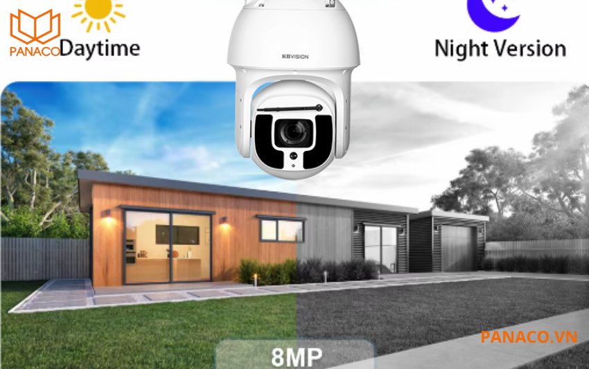 KX-EAi8409PN2 đảm bảo quan sát rõ ràng cả ngày và đêm