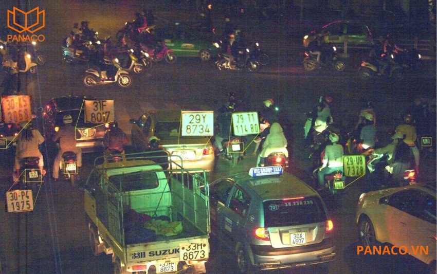 KX-F3008ITN2 nhận biết biển số xe trong mọi điều kiện ánh sáng