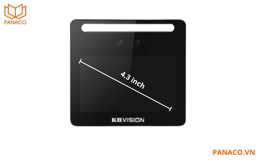 KX-FR04AC thiết kế với màn hình cảm ứng LCD 4.3 inch