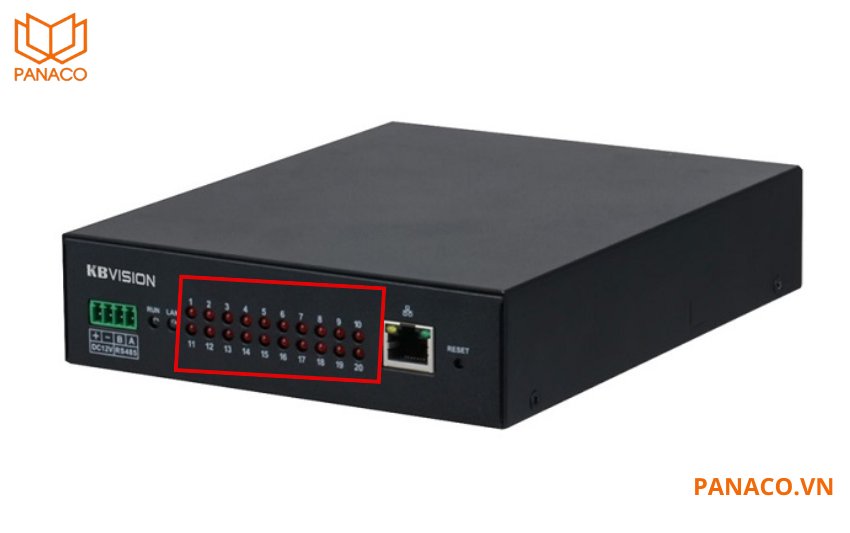 Kbvision KX-F8020LC hỗ trợ lên đến 20 kênh tín hiệu