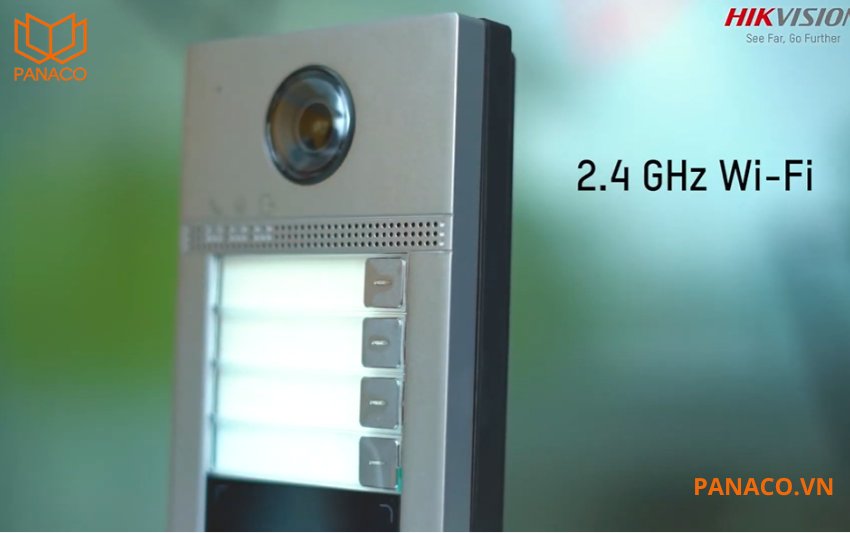 DS‑KV8413‑WME1(B) kết nối Wifi linh hoạt không cần đi dây mạng nội bộ