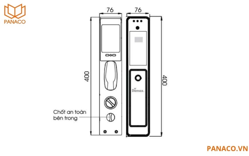 Bảng thiết kế và kích thước của Demax SL916 GS