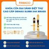 Khóa cửa đại sảnh biệt thự Demax SL988 24K BRASS