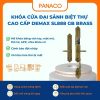 Khóa cửa đại sảnh biệt thự cao cấp Demax SL888 GB BRASS