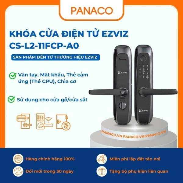 Khóa cửa điện tử Ezviz CS-L2-11FCP-A0