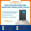 Khóa cửa kính nhận diện khuôn mặt Demax SL900 G Black