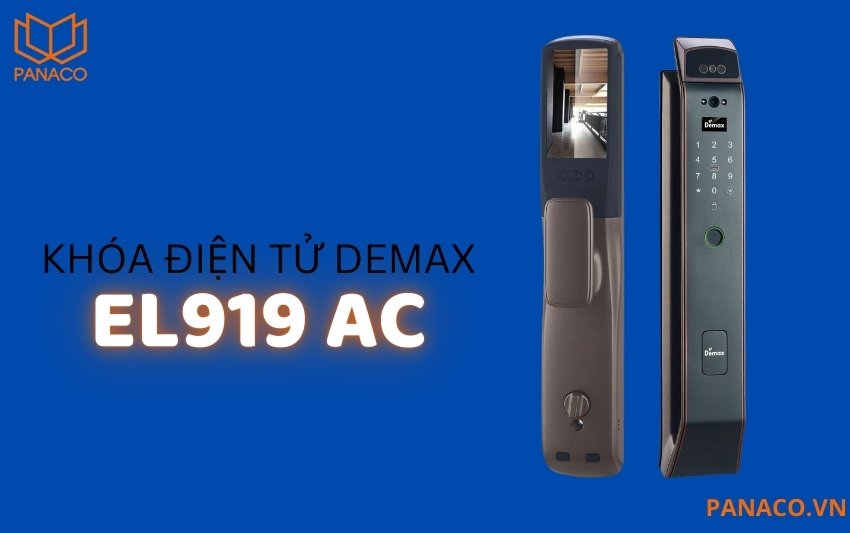 Khóa cửa nhận diện khuôn mặt Demax EL919 AC