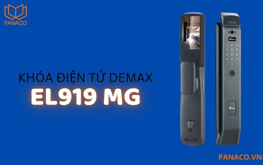 Khóa cửa nhận diện khuôn mặt Demax EL919 MG