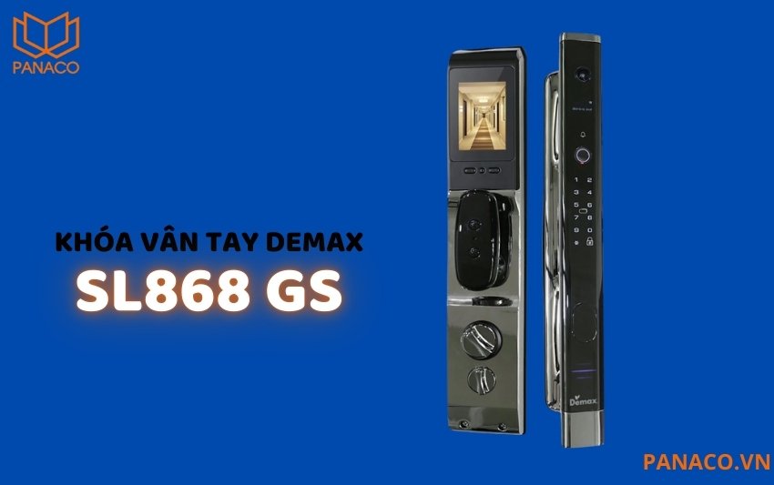 Khóa cửa nhận diện vân tay Demax SL868 GS