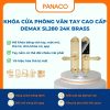 Khóa cửa phòng vân tay cao cấp Demax SL280 24K BRASS