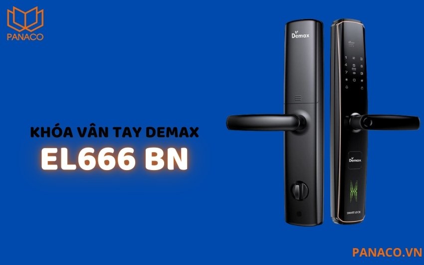 Khóa cửa vân tay Demax EL666 BN