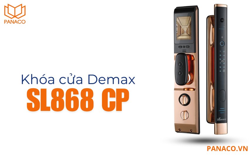 Khóa cửa vân tay Demax SL868 CP