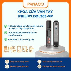 Khóa cửa vân tay Philips DDL303-VP