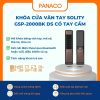 Khóa cửa vân tay Solity GSP-2000BK DS có tay cầm