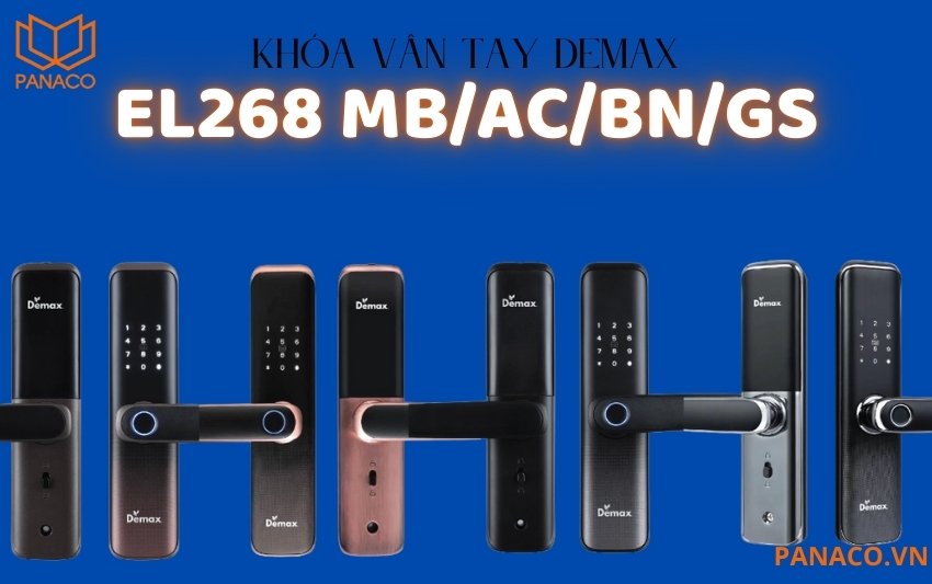 Các màu sắc của khóa cửa vân tay cao cấp Demax EL268