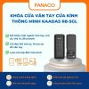 Khóa cửa vân tay cửa kính Kaadas R8-5GL