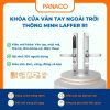 Khóa cửa vân tay ngoài trời thông minh Laffer R1