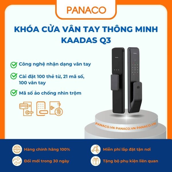 Khóa cửa vân tay thông minh Kaadas Q3