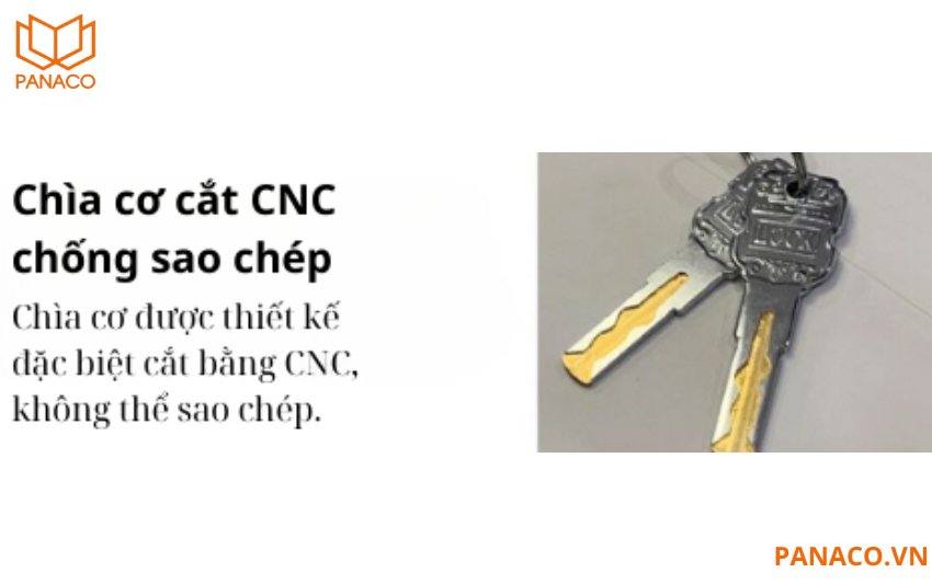 2 chìa khóa cơ dùng để mở khóa cửa Ezviz CS-LT70 