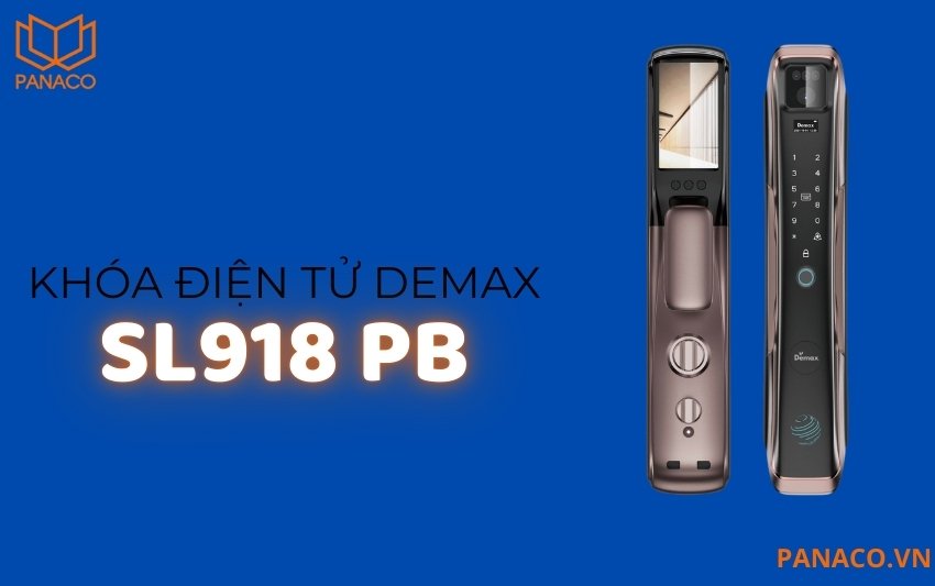 Khóa điện tử thông minh Demax SL918 PB