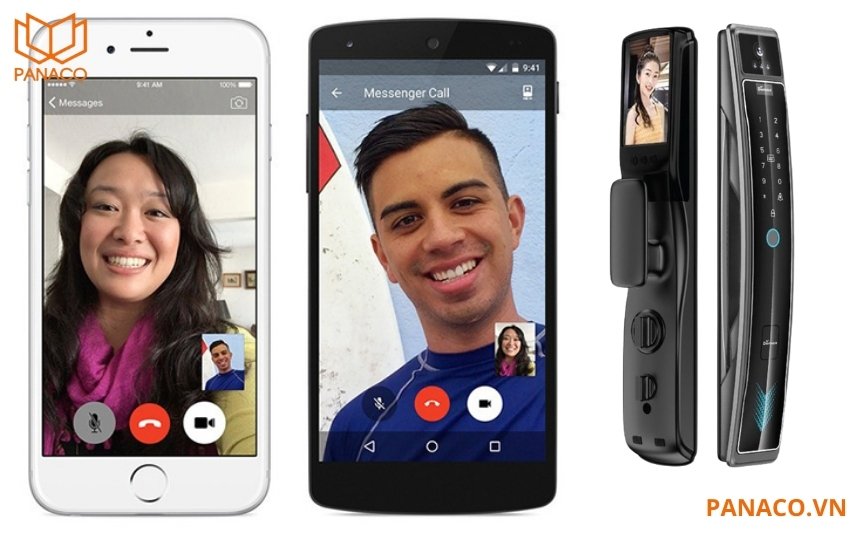 Demax EL918 MG có tính năng video call, mỗi lần bấm chuông, khóa sẽ tự động thực hiện cuộc gọi Video Call tới điện thoại của chủ nhà