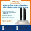 Khóa thông minh cửa chính, cửa cổng Demax SL908 BL CNC