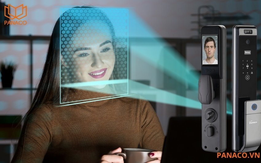 Demax SL916 GS là khóa cửa nhận diện khuôn mặt FACE ID-3D 