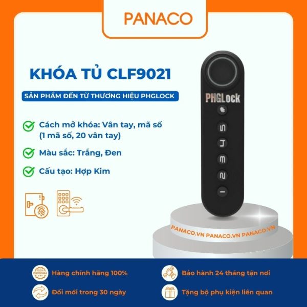 Khóa cửa tủ bằng vân tay CLF9021