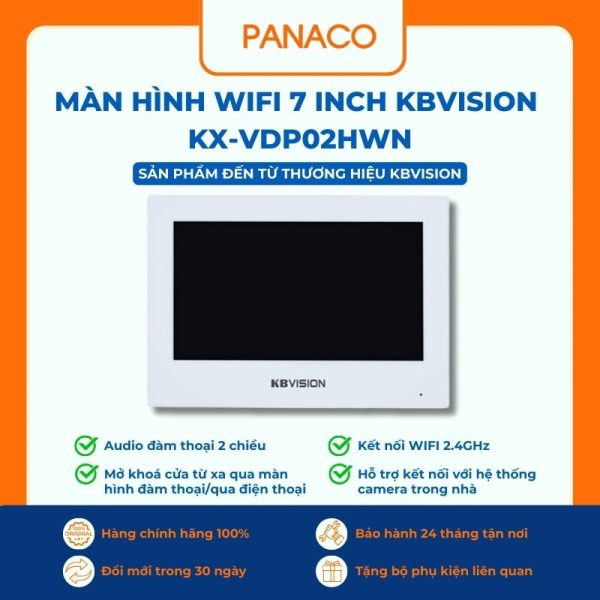 Màn hình WIFI 7 inch KBVISION KX-VDP02HWN