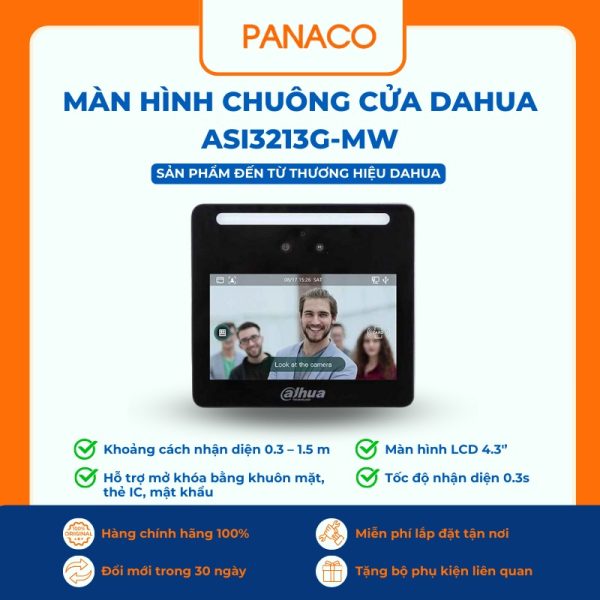 Màn hình chuông cửa Dahua ASI3213G-MW