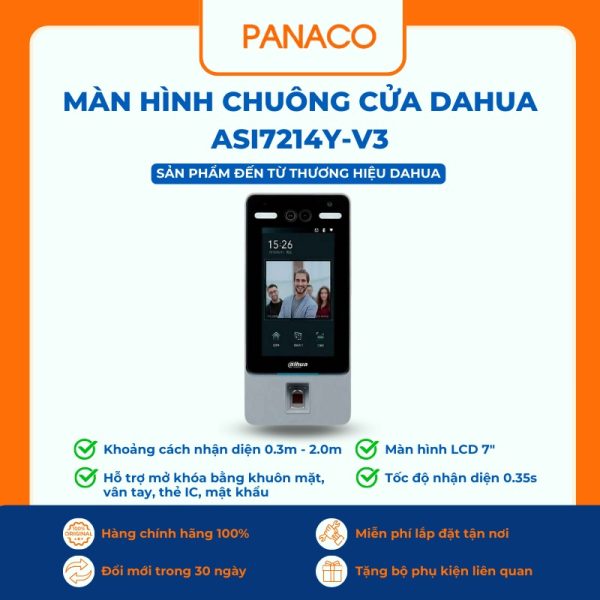 Màn hình chuông cửa Dahua ASI7214Y-V3