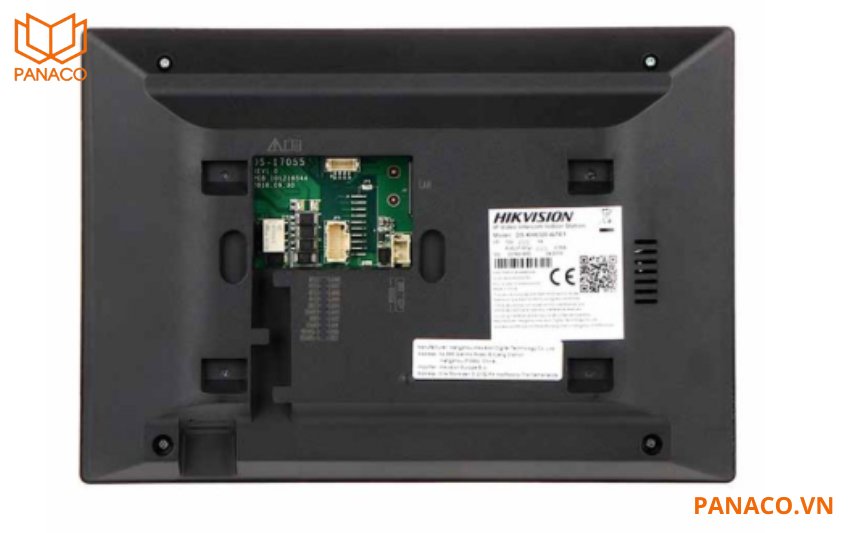 Màn hình chuông cửa Hikvision DS-KH6320-WTE1 trang bị 8 cổng báo động vào
